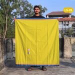 5.5 Hand Soft Cotton Light Check Lungi LS-01 - Image 2