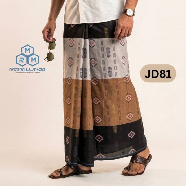 Premium Deep Jacquard Lungi JD81