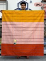 5.5 Hand Soft Cotton Light Check Lungi LP22 - Image 2