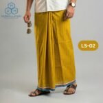 5.5 Hand Soft Cotton Light Check Lungi LS-02
