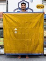 5.5 Hand Soft Cotton Light Check Lungi LS-02 - Image 3