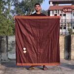 5.5 Hand Soft Cotton Light Check Lungi LS-03 - Image 2