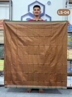 5.5 Hand Soft Cotton Light Check Lungi LS-04 - Image 3