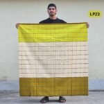 5.5 Hand Soft Cotton Light Check Lungi LP23 - Image 2
