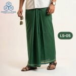 5.5 Hand Soft Cotton Light Check Lungi LS-05