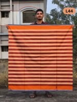 Soft Cotton Plain Check Lungi L44 - Image 3