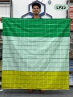 5.5 Hand Soft Cotton Light Check Lungi LP25 - Image 2