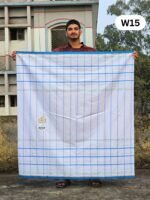 5.5 Hand Soft Cotton White Lungi W15 - Image 2