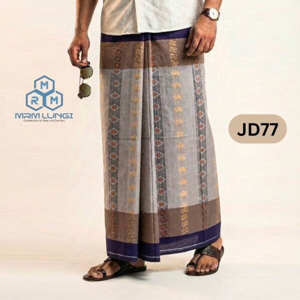 Premium Deep Jacquard Lungi JD77