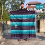 5.5 Hand Soft Cotton Deep Check Lungi DC-03 - Image 2