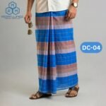 5.5 Hand Soft Cotton Deep Check Lungi DC-04