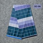5.5 Hand Soft Cotton Deep Check Lungi DC-06 - Image 2
