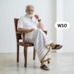 Soft Cotton White Lungi W10 - Image 2