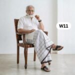 Soft Cotton White Lungi W11 - Image 2