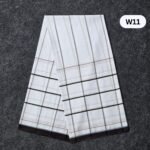 5.5 Hand Soft Cotton White Lungi W11