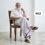 Soft Cotton White Lungi W12 - Image 2