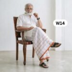 Soft Cotton White Lungi W14 - Image 2