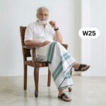 Soft Cotton White Lungi W25 - Image 2