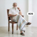 Soft Cotton White Lungi W26 - Image 2