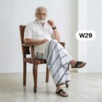 Soft Cotton White Lungi W29 - Image 3