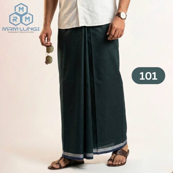 5.5 Hand Solid Color Lungi 101