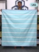 5.5 Hand Soft Cotton Plain Check Lungi L61 - Image 2