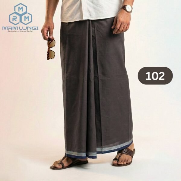 5.5 Hand Solid Color Lungi 102