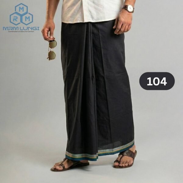 5.5 Hand Solid Color Lungi 104