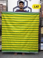 5.5 Hand Soft Cotton Plain Check Lungi L47 - Image 3