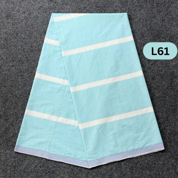 5.5 Hand Soft Cotton Plain Check Lungi L61