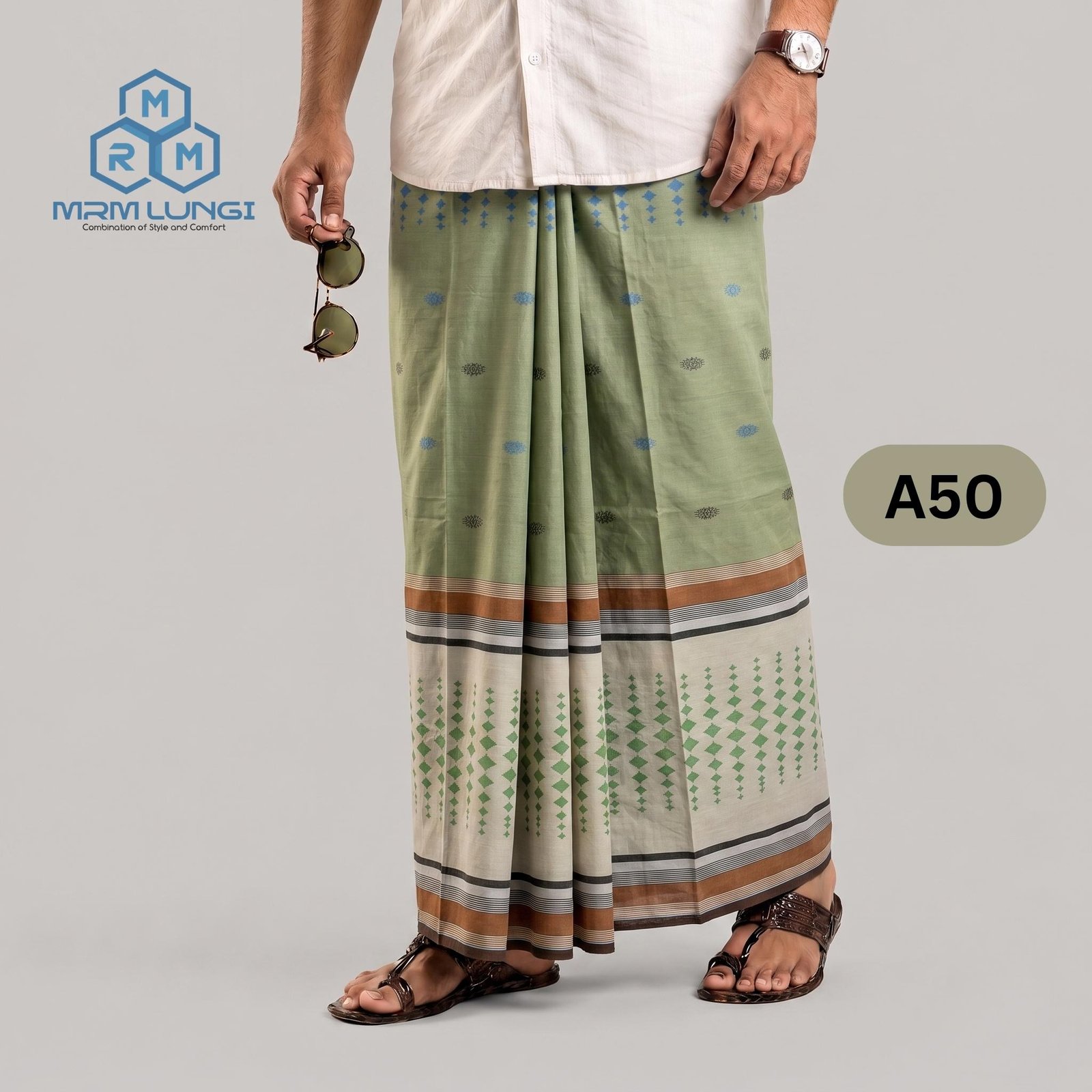 A50 2 Royal Jecquard Lungi A50 - Image 1