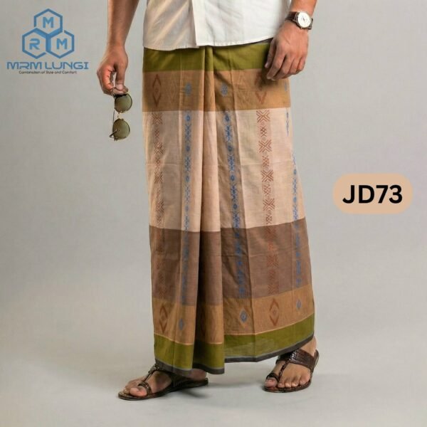 Premium Deep Jacquard Lungi JD73
