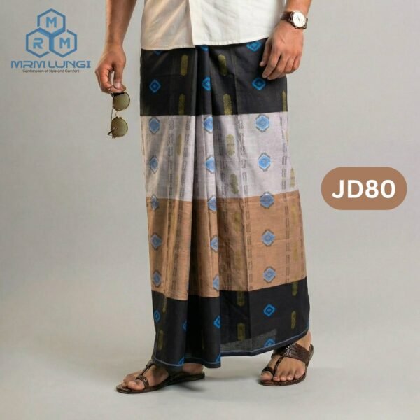 Premium Deep Jacquard Lungi JD80