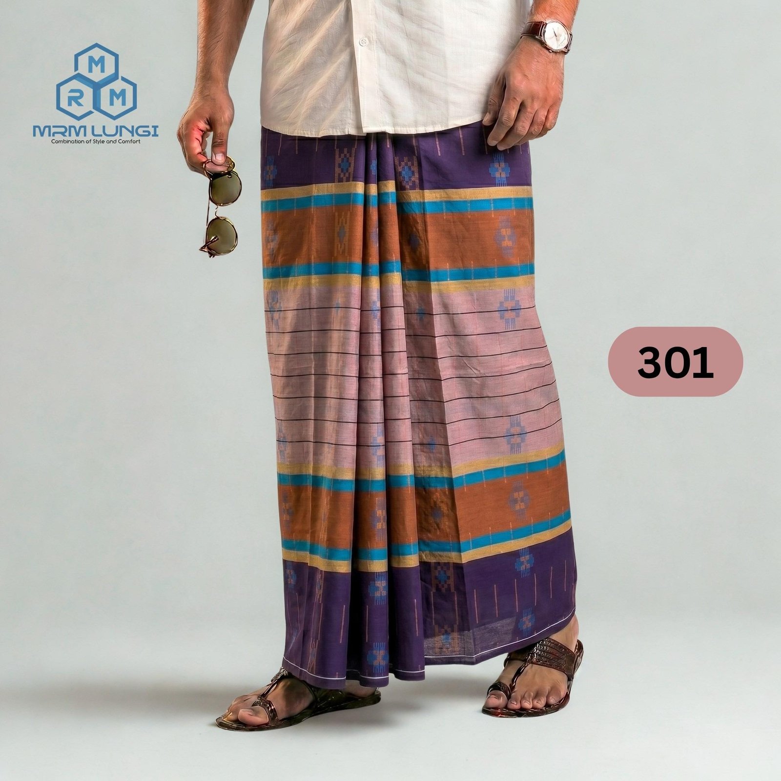 301 Luxury Jecquard Lungi 301 - Image 1