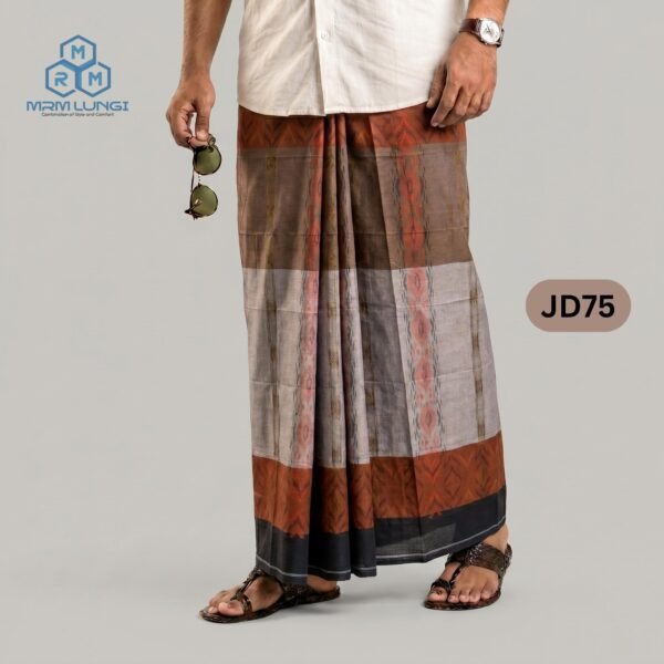 Deep Jacquard Lungi JD75