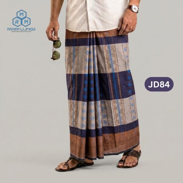 Deep Jacquard Lungi JD84