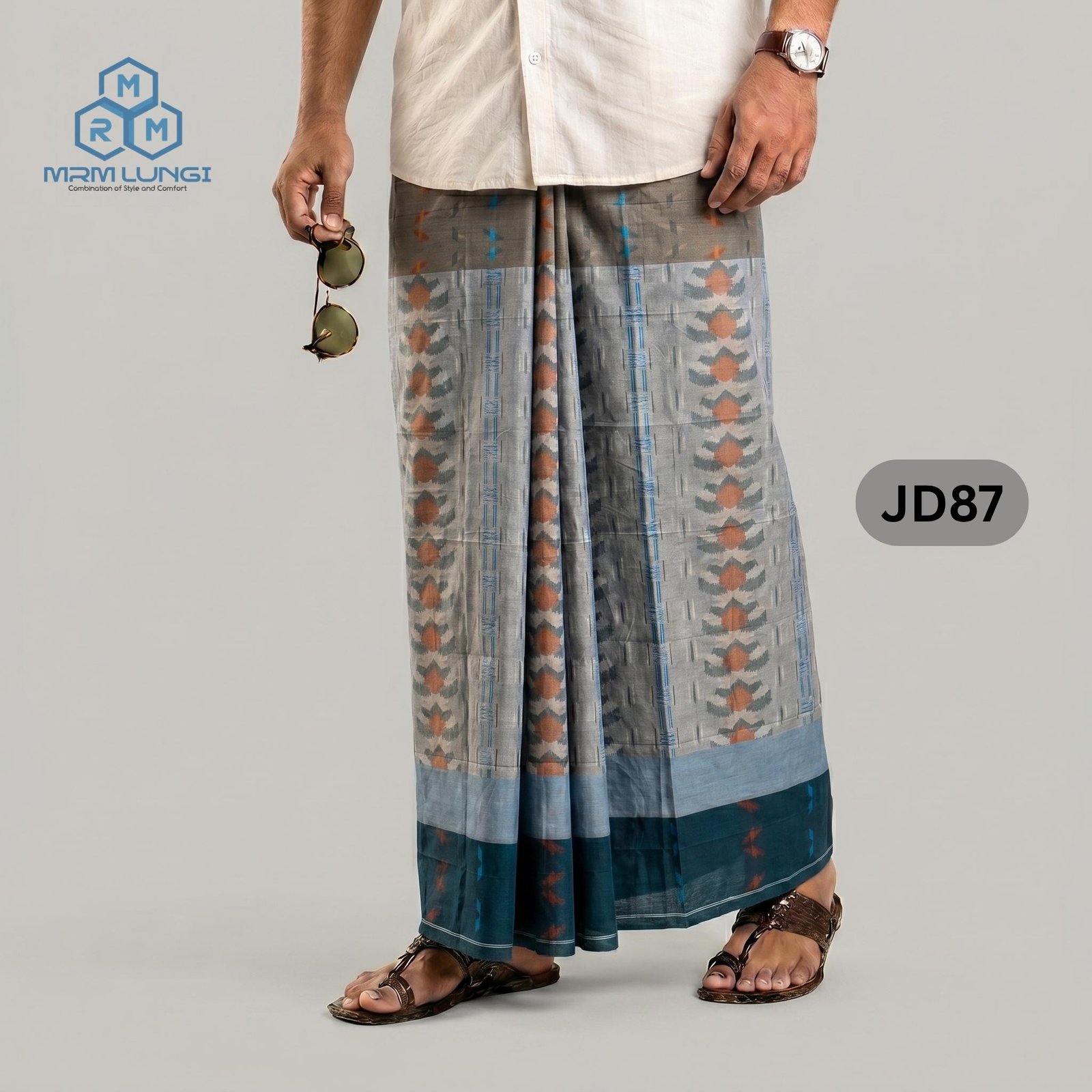 JD87 2 Deep Jacquard Lungi JD87 - Image 1