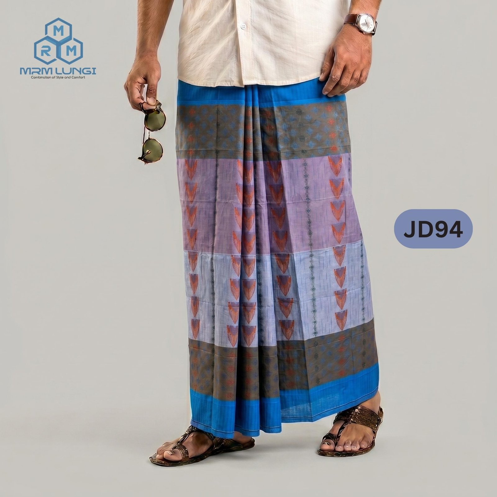 JD94 Deep Jacquard Lungi JD94 - Image 1