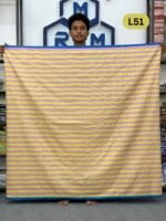 Soft Cotton Plain Check Lungi L51 - Image 2