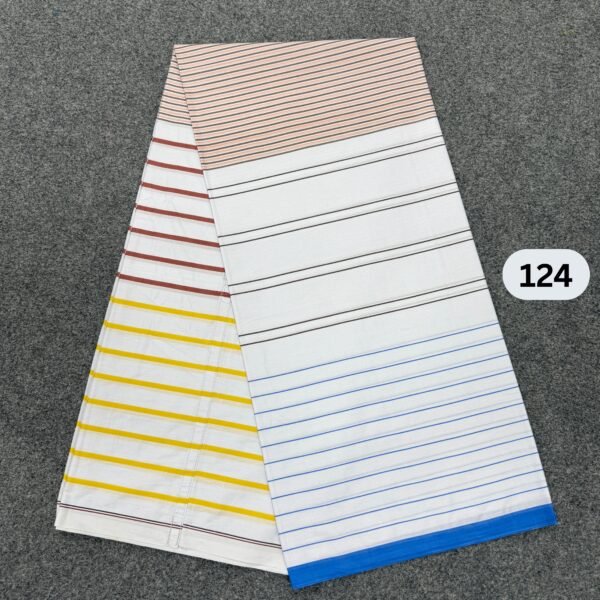Premium White Lungi 124