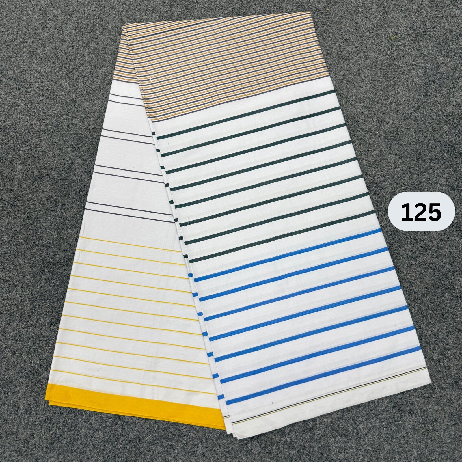 125 (2) Premium White Lungi 125 - Image 1