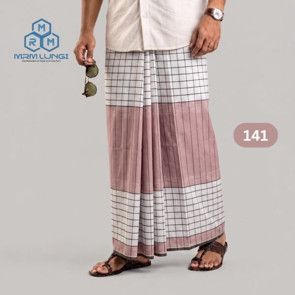 Premium White Lungi 141