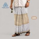 Premium White Lungi 144