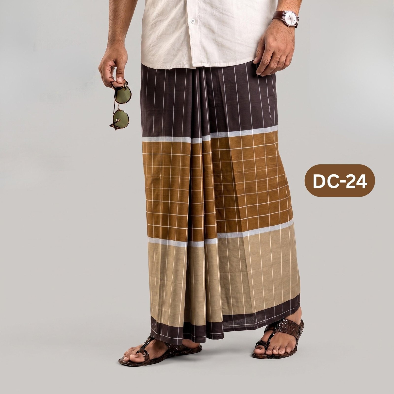 DC-24 Deep Check Lungi DC-24 - Image 1