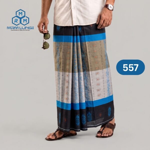 Deep Jacquard Lungi 557