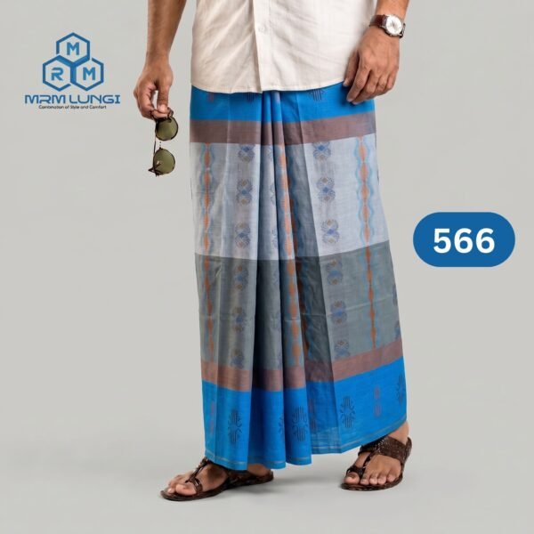 Deep Jacquard Lungi 566