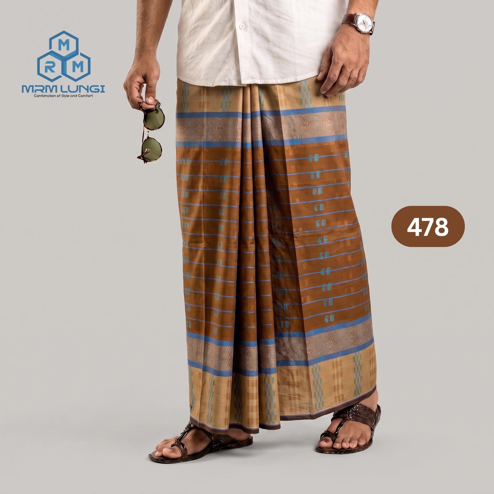 478 Luxury Jecquard Lungi 478 - Image 1