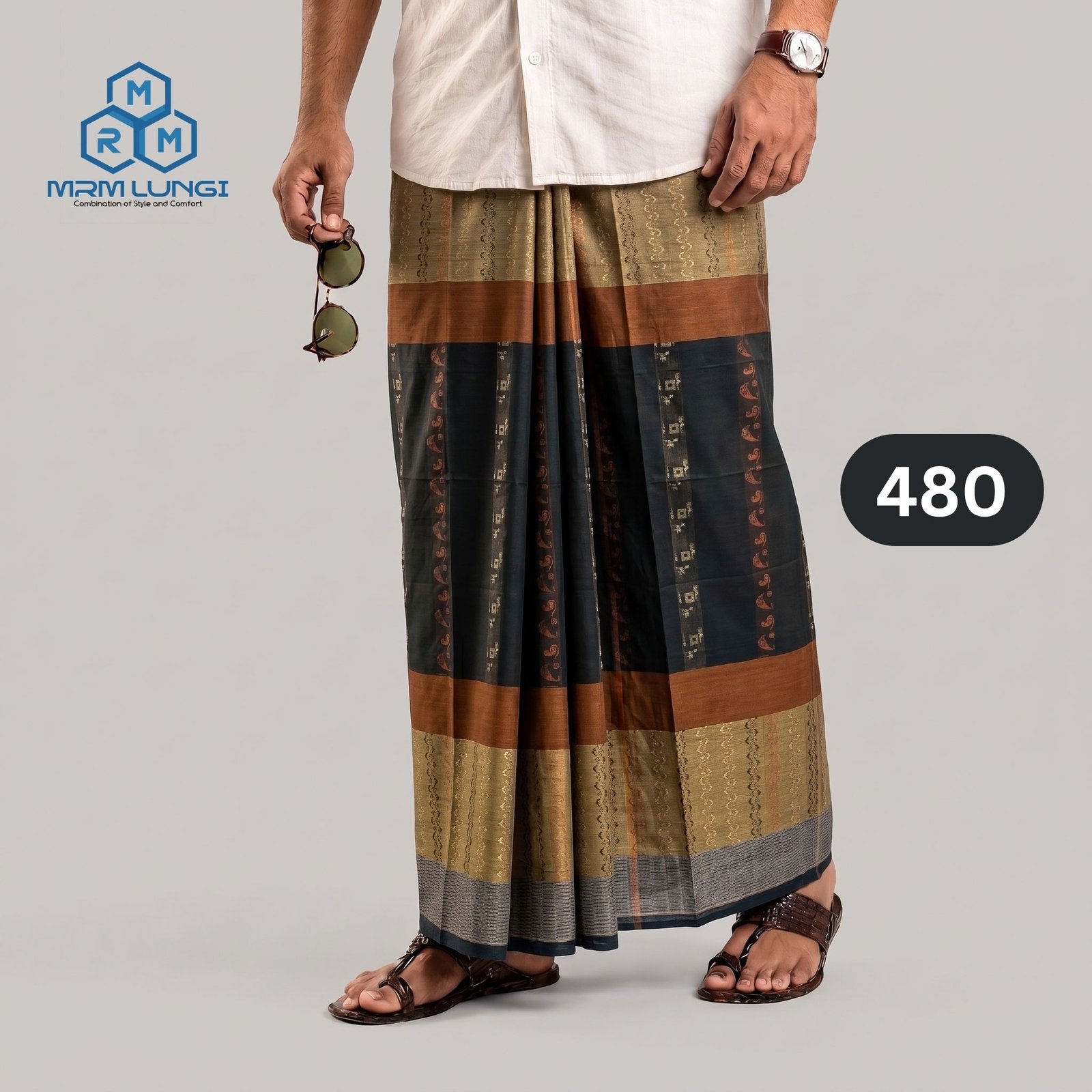 480 2 Luxury Jecquard Lungi 480 - Image 1
