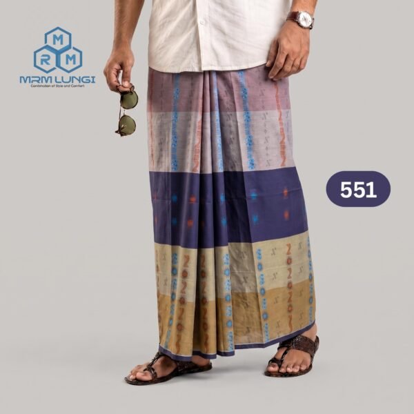 Deep Jacquard Lungi 551