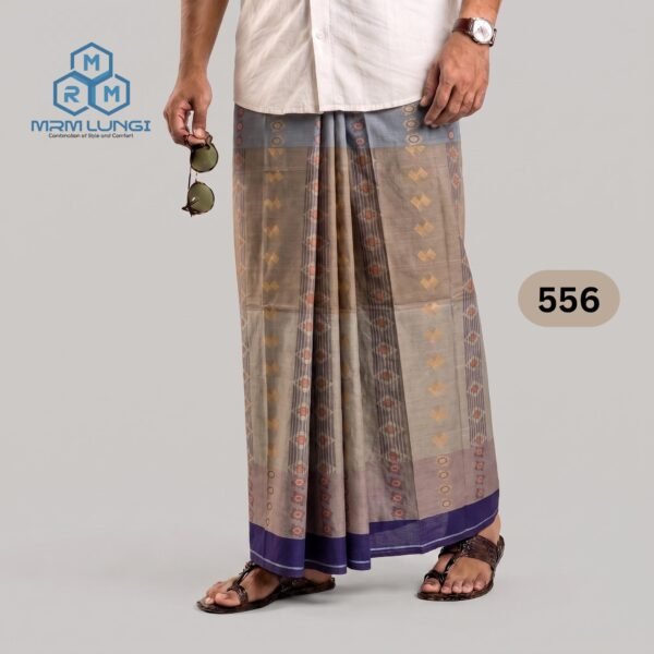 Deep Jacquard Lungi 556